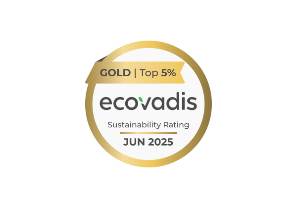 EcoVadis Gold: among the top 5%