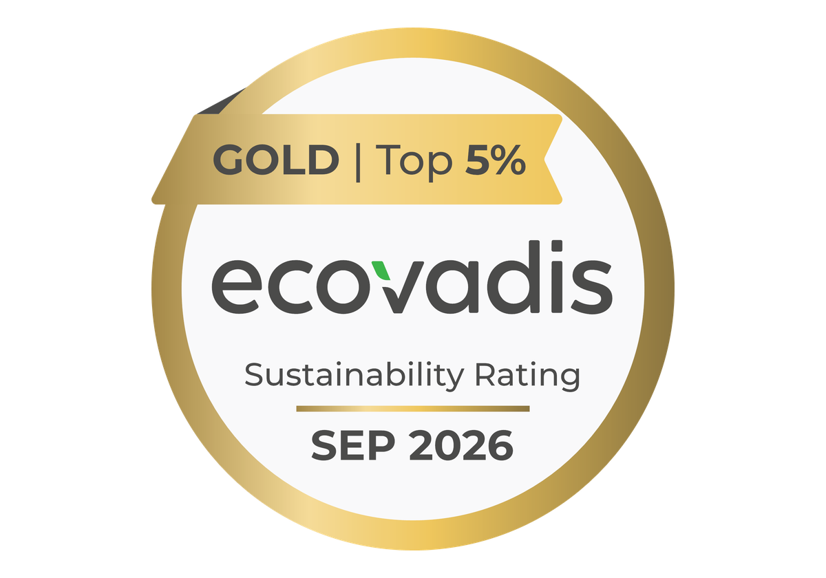 EcoVadis Gold: among the top 5%
